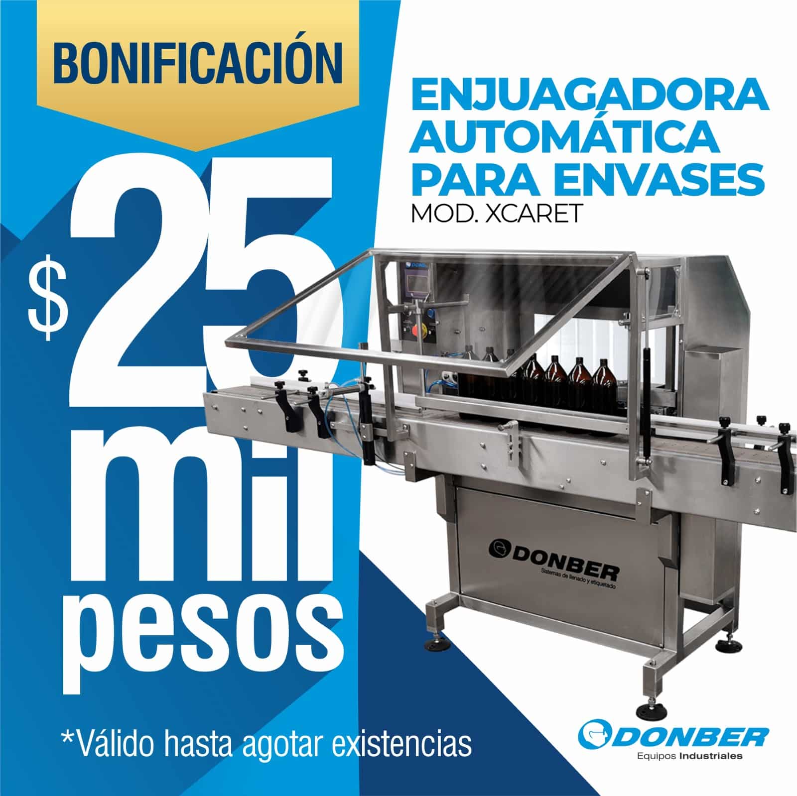 Enjuagadora automática Xcaret