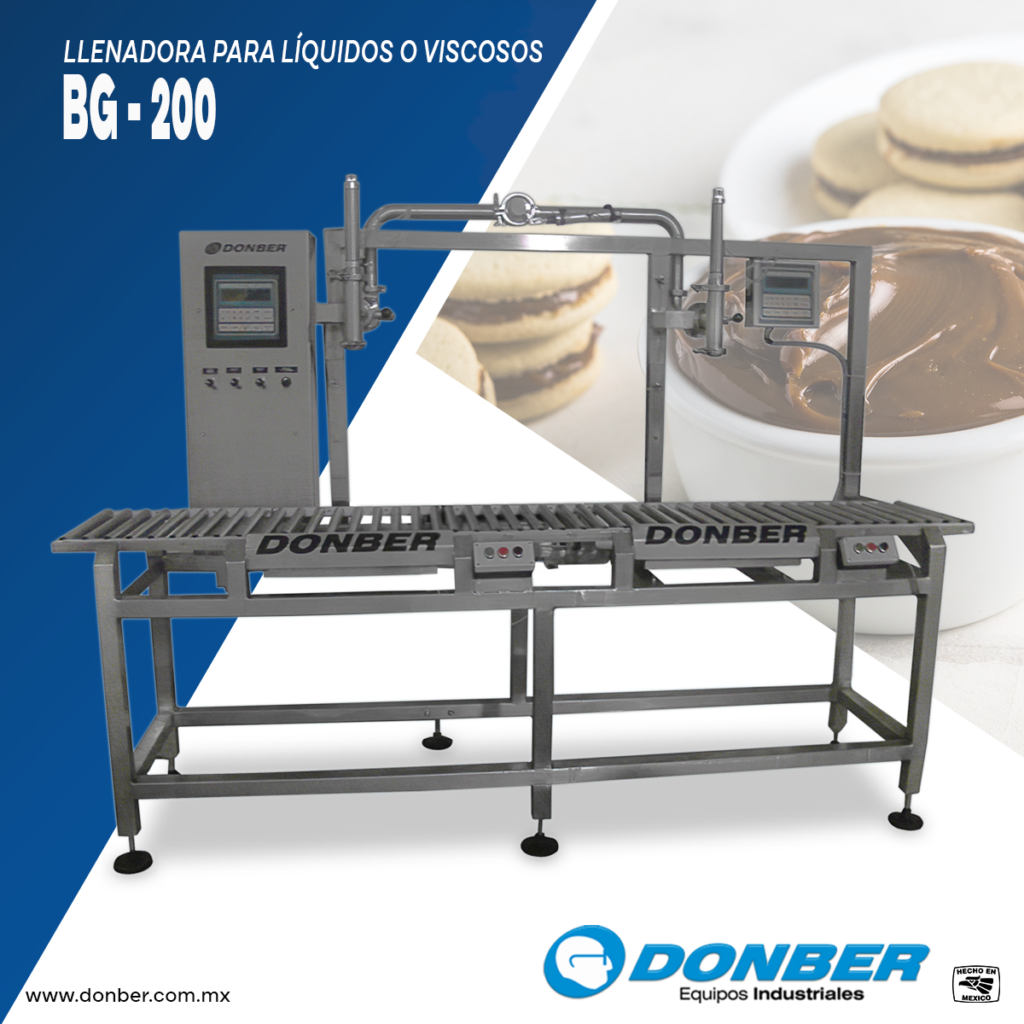 Envasadora para cubetas y tambos de 200L -llenadora de cubeta para viscosos con bascula modelo Bg, marca Donber