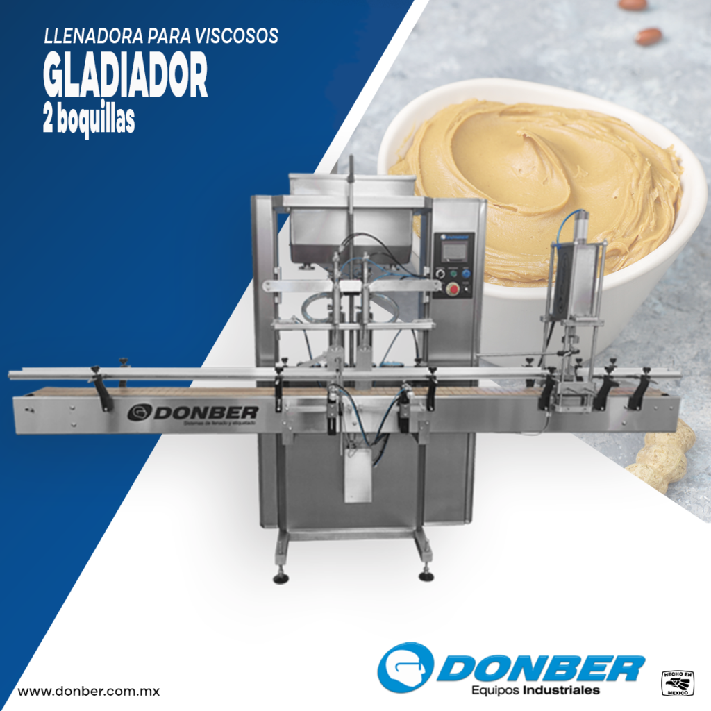 Dosificadora para viscosos, modelo Gladiador de 4 boquillas, Marca Donber