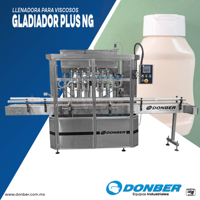 llenadora para viscosos gladiador plus