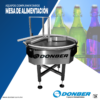 Mesa de alimentación de envases, Marca Donber