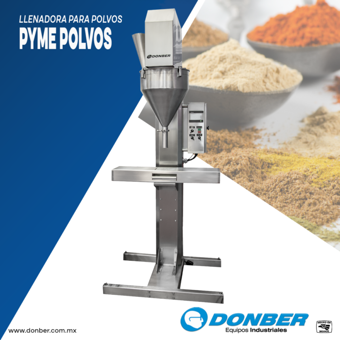 Envasadora para Polvos, Modelo Pyme Polvos, Marca Donber