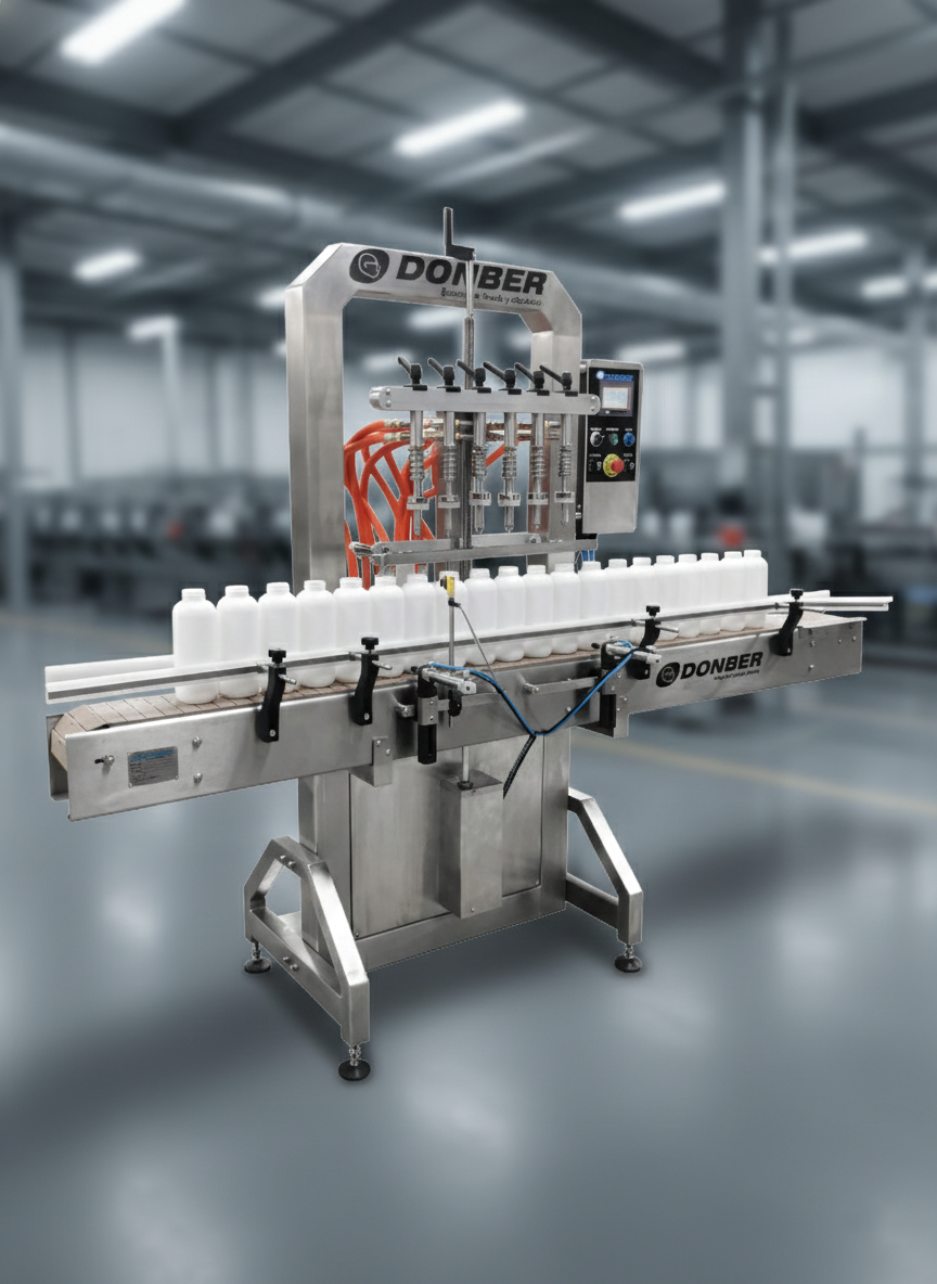 Llenadora Automática para Productos Líquidos Donber modelo Door