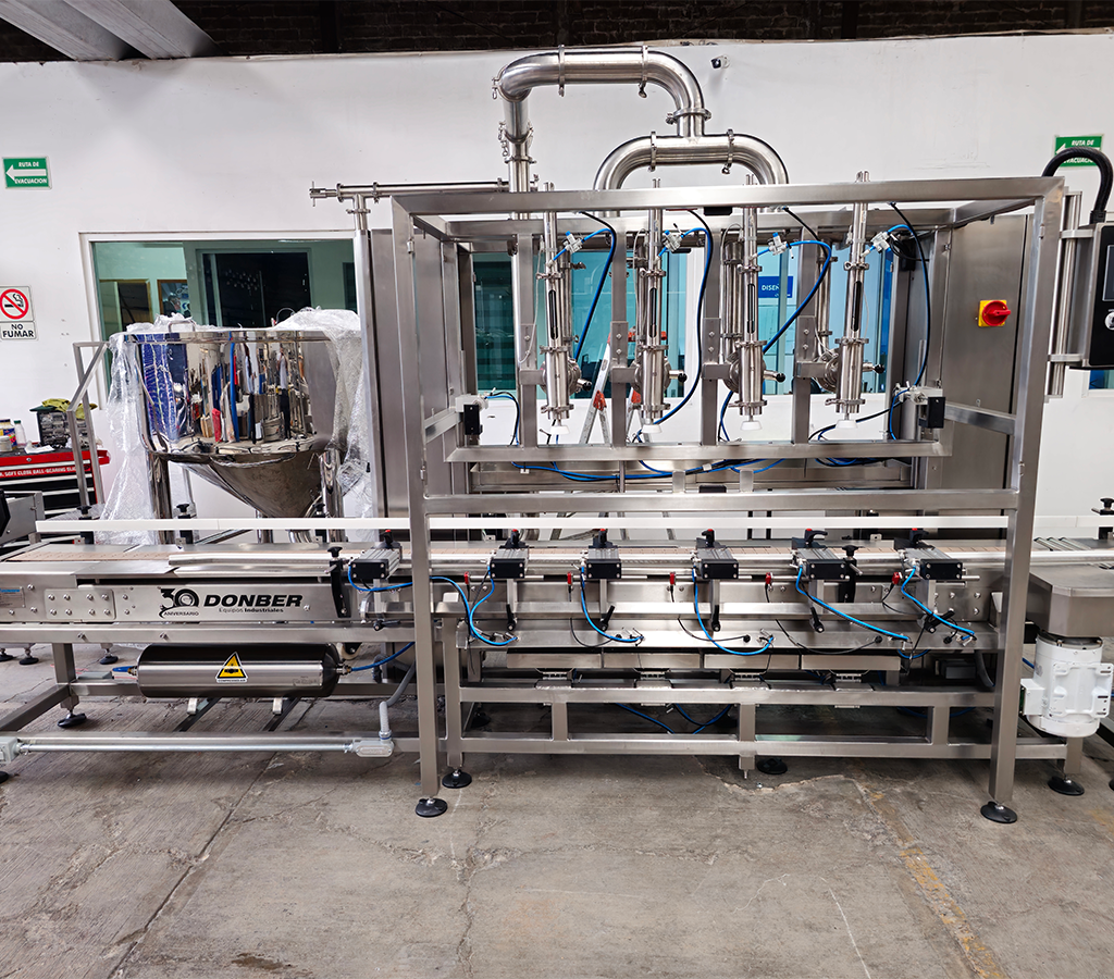 Llenadora automática para envasado de cubetas BGT 400