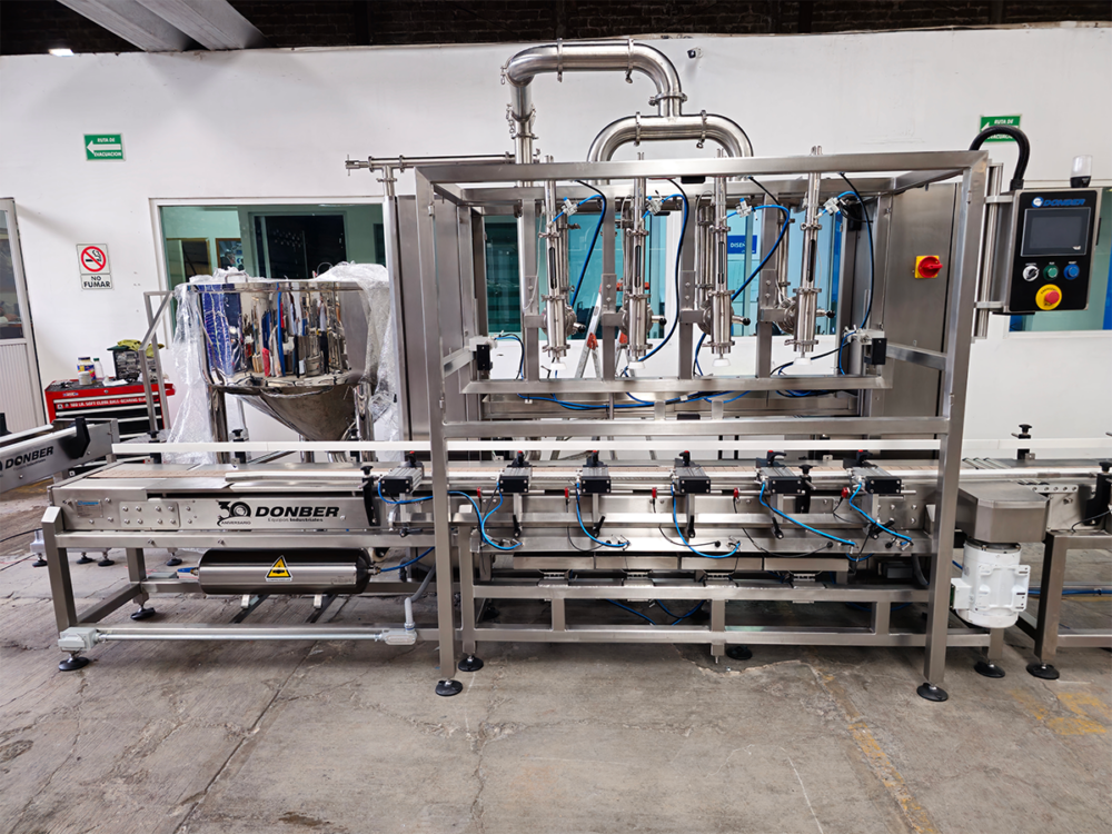 Llenadora automática para envasado de cubetas BGT 400